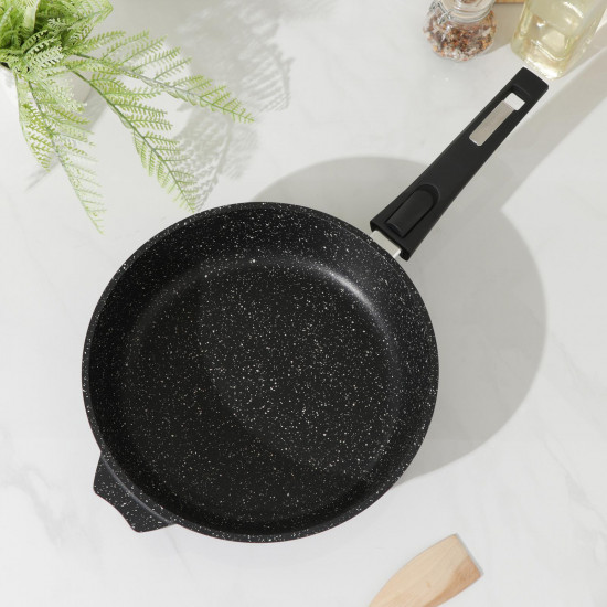 Сковорода со съемной ручкой «Гранит black. Induction Pro»