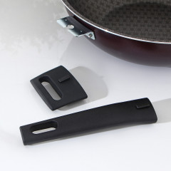 Сковорода-вок со съемными ручками «Хозяюшка» - Фото 3