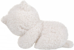 Игрушка мягкая «Щенок белого арктического шпица в корзинке» - Фото 1