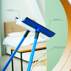 Окномойка с телескопической ручкой и сгоном - Фото 4