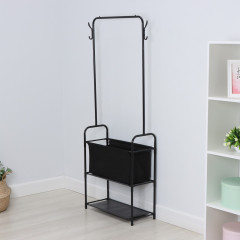 Стойка для одежды с корзиной - Фото 2