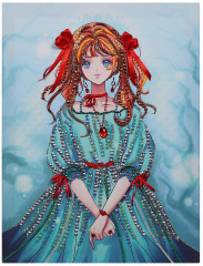 Мозаика из пайеток «Девушка» - Фото 1