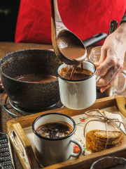 Ковш со съемной ручкой «Кофейный мрамор» - Фото 5