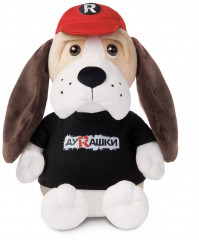 Игрушка мягкая «Бассет-хаунд в бейсболке» - Фото 1