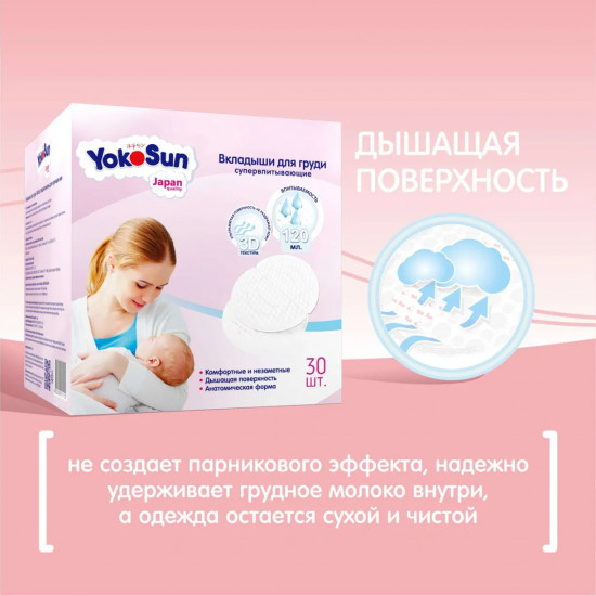 Вкладыши для груди супервпитывающие