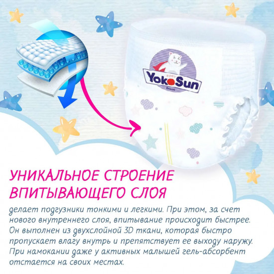Подгузники-трусики детские