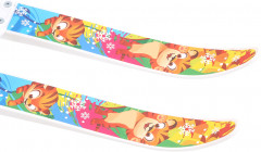 Лыжи детские «Лыжики-Пыжики. Тигренок с палками» - Фото 3