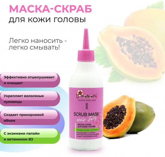 Маска-скраб для кожи головы