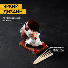 Подставка для зубочисток «Повар» - Фото 3