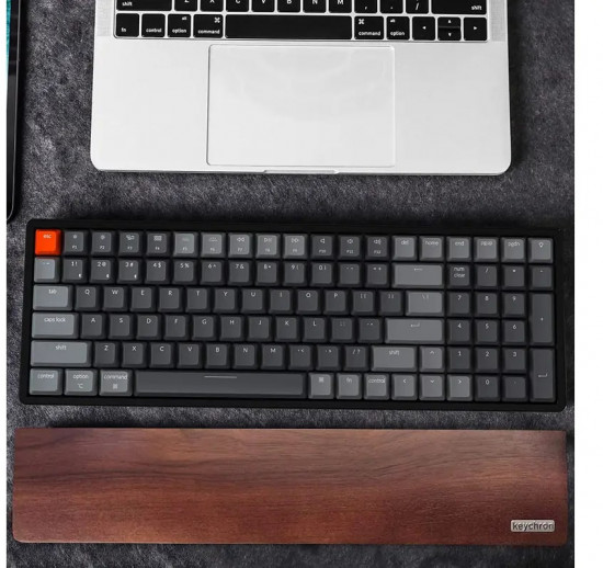 Подставка под запястья Keychron K4 Walnut Wood Palm Rest