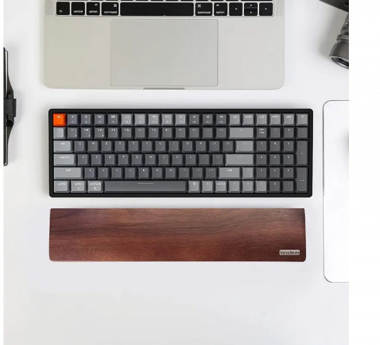 Подставка под запястья Keychron K4 Walnut Wood Palm Rest