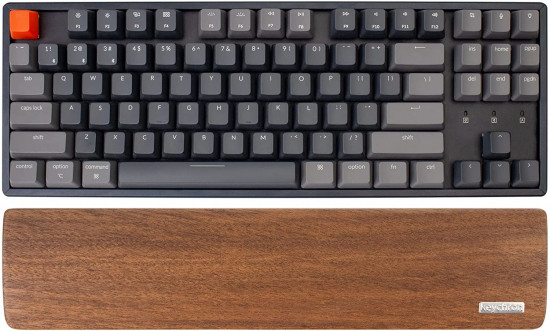 Подставка под запястья Keychron K8/C1 Walnut Wood Palm Rest