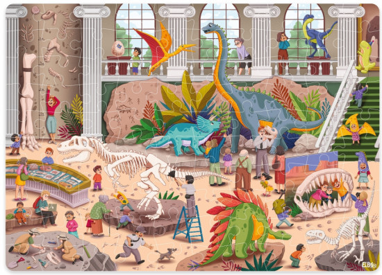 Пазл «Палеонтологический музей»
