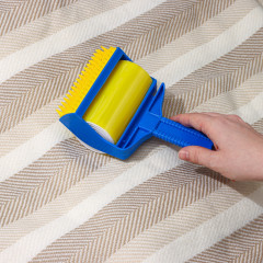 Ролик для чистки одежды с силиконовой щёткой - Фото 7