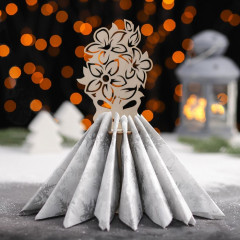 Салфетница «Букет с бантом» - Фото 1