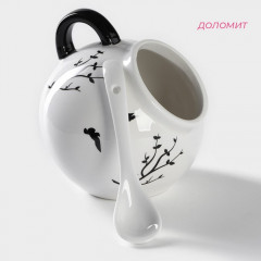 Сахарница с ложкой «Весенний вечер» - Фото 1