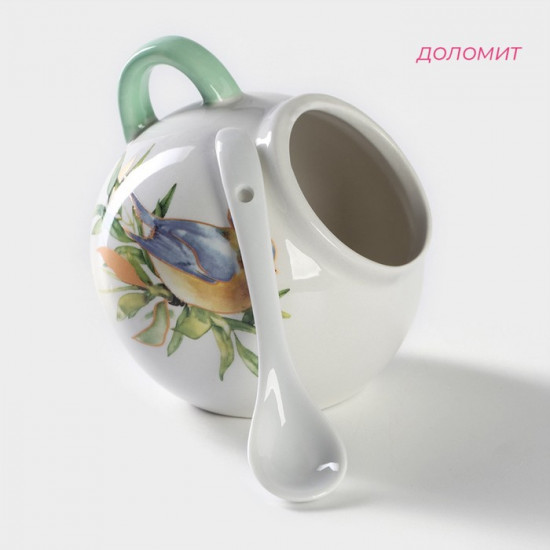 Сахарница с ложкой «Флора и Фауна»