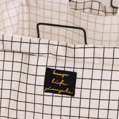 Корзина для белья универсальная «Клетка» - Фото 2