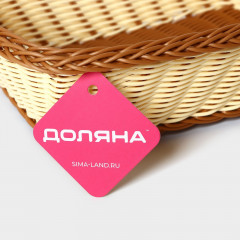 Корзинка для хлеба «Молочный шоколад» - Фото 7