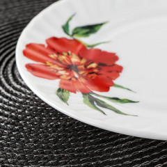 Тарелка десертная «Бархатная роза» - Фото 1