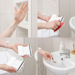 Щётка для мытья окон с двух сторон магнитная с водосгоном - Фото 3