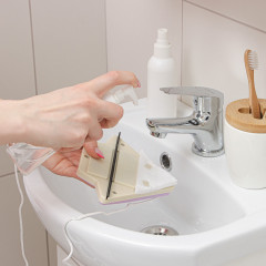 Щётка для мытья окон с двух сторон магнитная с водосгоном - Фото 4