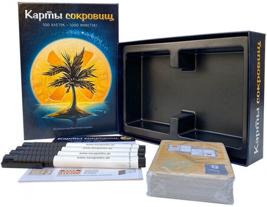 Игра настольная «Карты сокровищ»