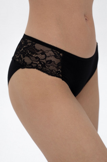Трусы-слип с кружевом женские