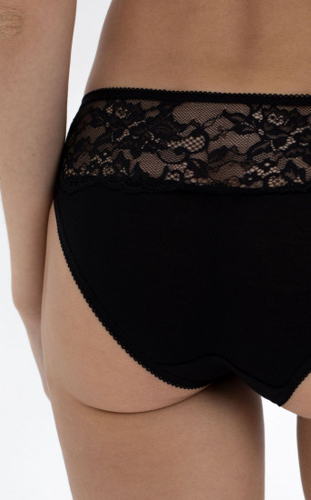Трусы-слип с кружевом женские