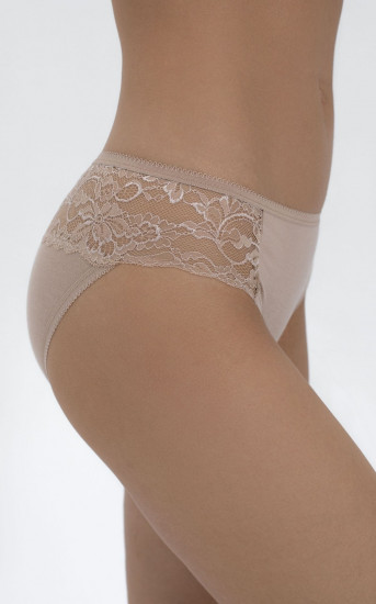 Трусы-слип с кружевом женские