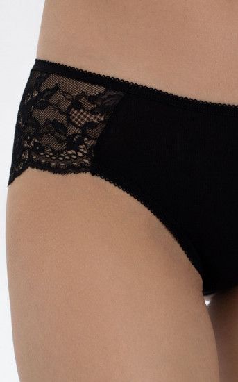 Трусы-слип с кружевом женские