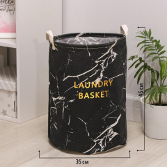 Корзина для белья «Мрамор» - Фото 2