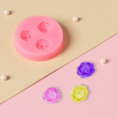 Молд силиконовый «Три малых розы» - Фото 1