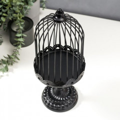 Подсвечник «Клетка напольная с сердечками» - Фото 1