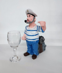 Подставка для бутылок «Моряк с бокалом» - Фото 1