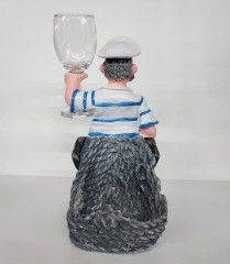 Подставка для бутылок «Моряк с бокалом» - Фото 3