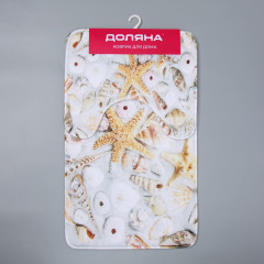 Набор ковриков для ванной и туалета «Ракушки» - Фото 4