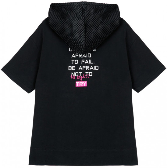 Футболка с капюшоном для девочек