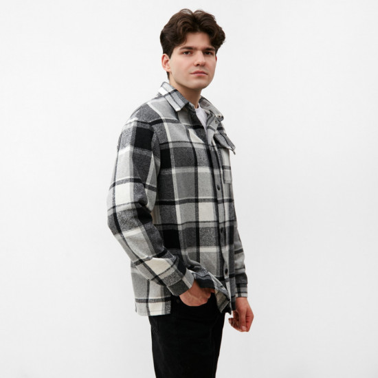 Рубашка мужская в клетку