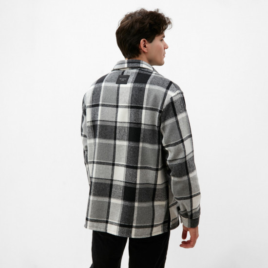 Рубашка мужская в клетку