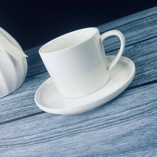 Чашка с блюдцем «Bianco»
