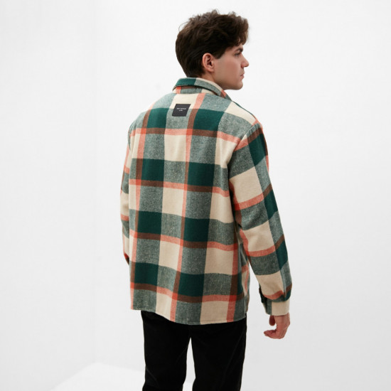 Рубашка мужская в клетку