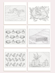 Философия Хюгге. Раскраска-антистресс. Арт-терапия - Фото 5