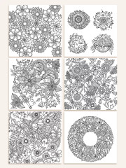 Разнообразие флоры. Раскраска-антистресс. Арт-терапия - Фото 3