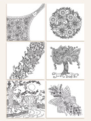 Разнообразие флоры. Раскраска-антистресс. Арт-терапия - Фото 4