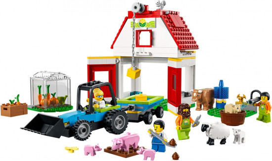 Конструктор LEGO® 60346 Ферма и амбар с животными