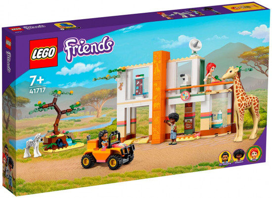 Конструктор LEGO® 41717 Спасательная станция Мии для диких зверей