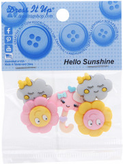 Набор пуговиц-фигурок «Здравствуй, солнышко» - Фото 2