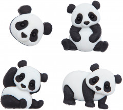 Набор пуговиц-фигурок «Семейство панд» - Фото 1