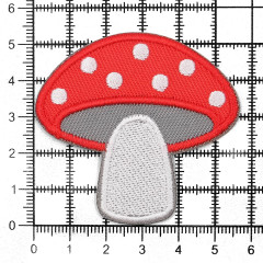 Термоаппликация «Мухомор» - Фото 2